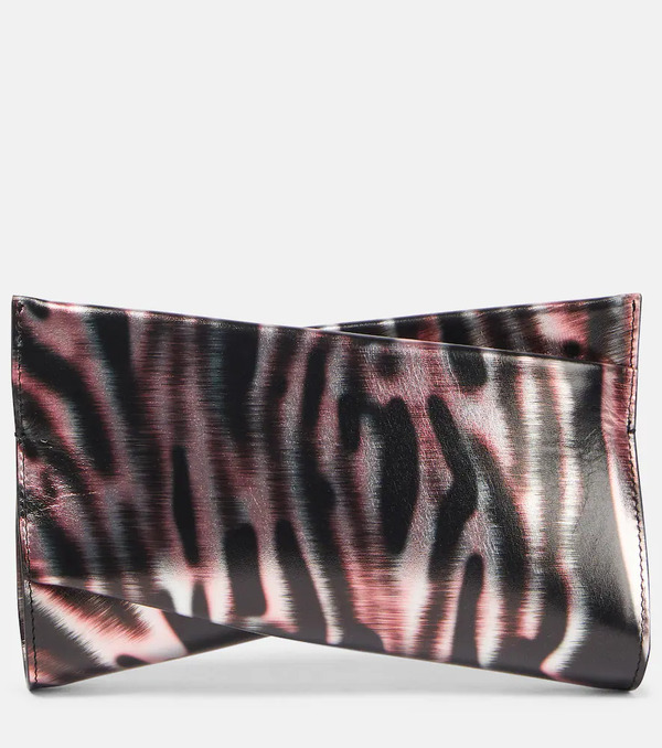  Christian Louboutin Christian Louboutin Loubitwist Small Leather Clutch 