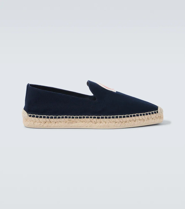  Christian Louboutin Christian Louboutin Nanou Mooncrest Canvas Espadrilles 