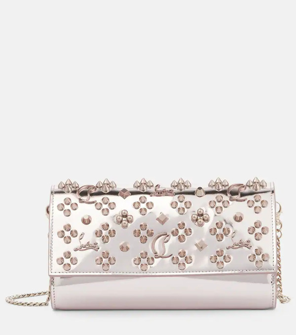  Christian Louboutin Christian Louboutin Paloma Embellished Leather Clutch 
