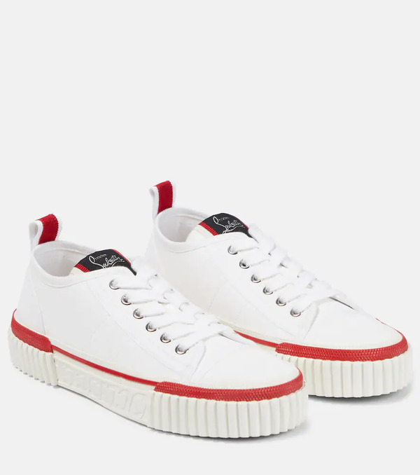  Christian Louboutin Christian Louboutin Pedro Canvas Sneakers 