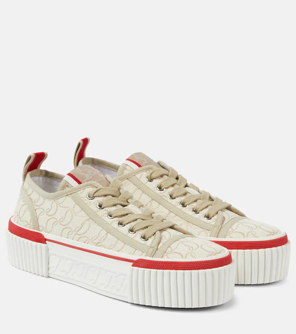  Christian Louboutin Christian Louboutin Super Pedro Cl Platform Sneakers 