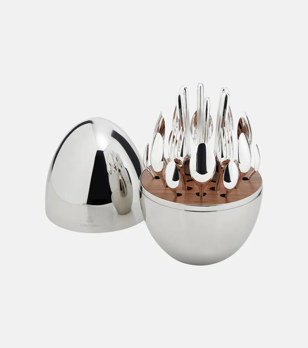  Christofle Christofle Mood Silver-plated 24-piece Cutlery Set 