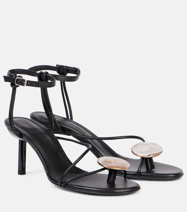  Christopher Esber Christopher Esber Doma 70 Embellished Leather Sandals 