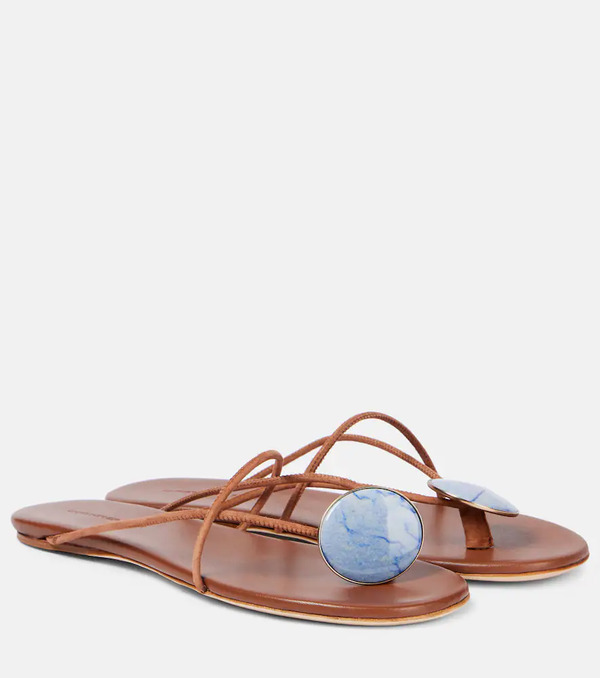  Christopher Esber Christopher Esber Doma Embellished Thong Sandals 
