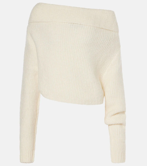  Christopher Esber Christopher Esber Off-shoulder Bouclã© Sweater 