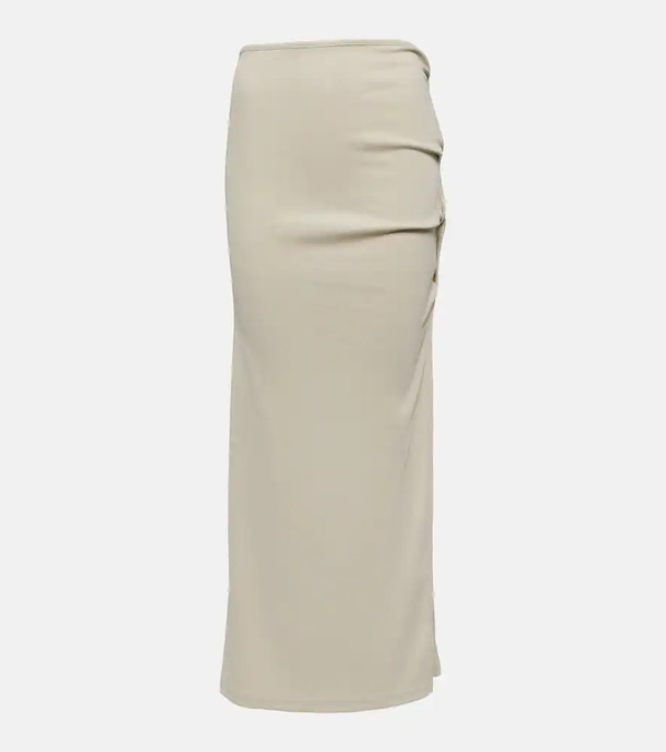  Christopher Esber Christopher Esber Open Twist Ribbed-knit Maxi Skirt 
