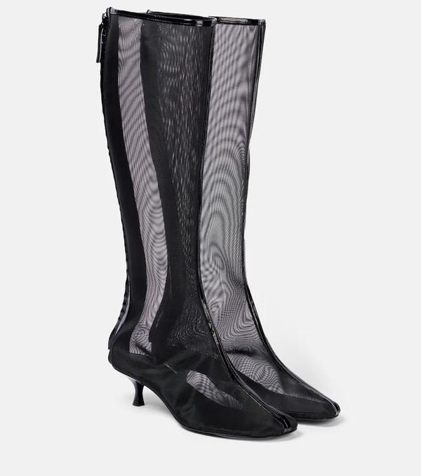  Christopher Esber Christopher Esber Vapour Mesh Knee-high Boots 