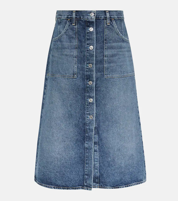 Citizens Of Humanity Citizens Of Humanity Anouk Denim Midi Skirt 