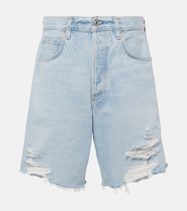  Citizens Of Humanity Citizens Of Humanity Ayla Distressed Denim Shorts 