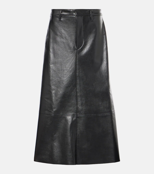  Citizens Of Humanity Citizens Of Humanity Cassia Faux Leather Midi Skirt 