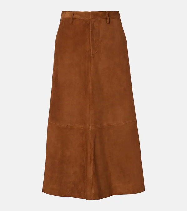  Citizens Of Humanity Citizens Of Humanity Cassia Suede Midi Skirt 