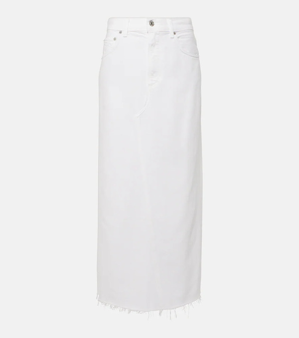  Citizens Of Humanity Citizens Of Humanity Circolo Reworked Denim Maxi Skirt 