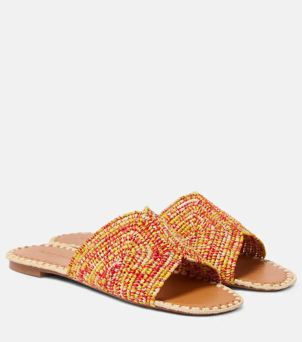  Clergerie Clergerie Ineni Raffia Slides 