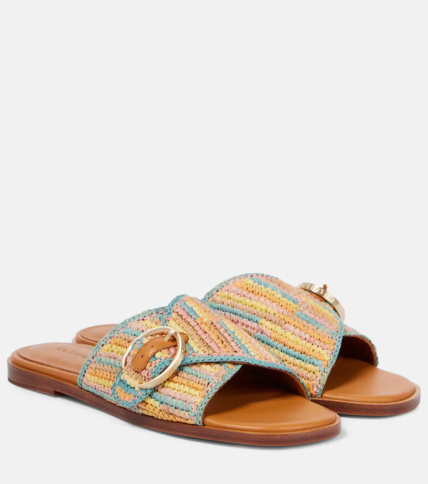  Clergerie Clergerie Irme Raffia Slides 