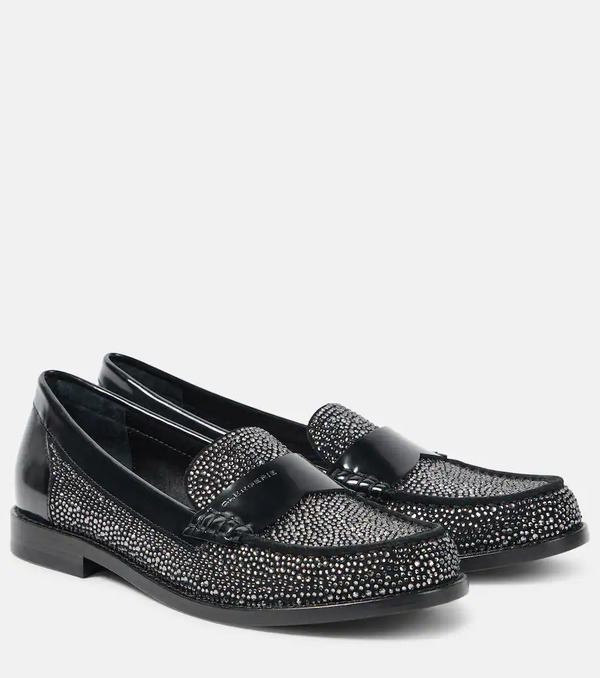  Clergerie Clergerie Roy Embellished Leather Loafers 