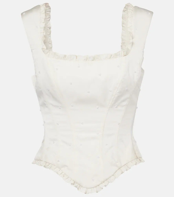  Clio Peppiatt Clio Peppiatt Camelia Embellished Corset 