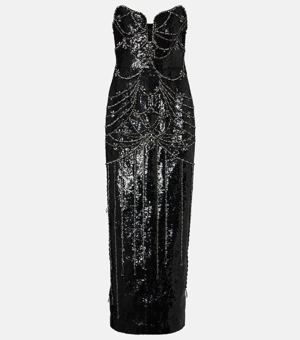  Clio Peppiatt Clio Peppiatt Chandelier Embellished Gown 