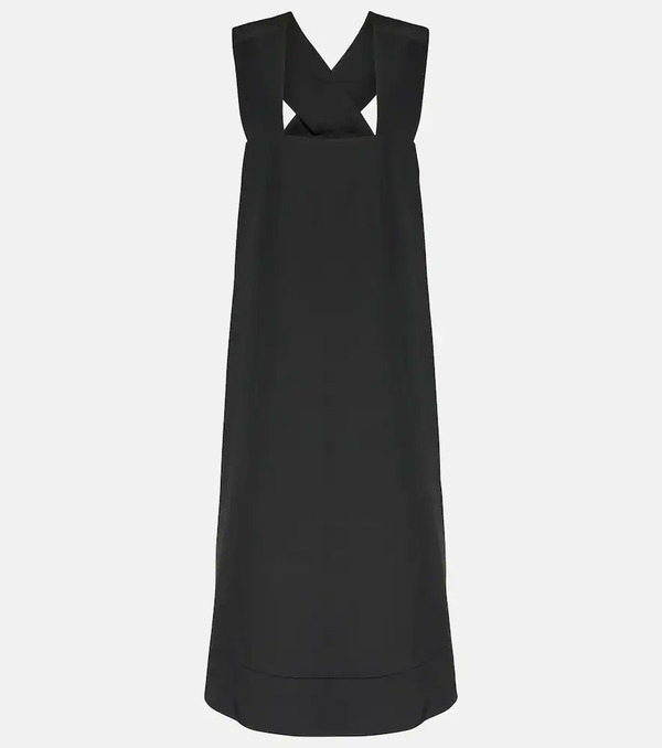  Co Co Border Wool-blend Faille Midi Dress 