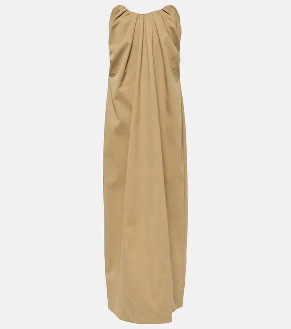  Co Co Off-shoulder Cotton-blend Maxi Dress 