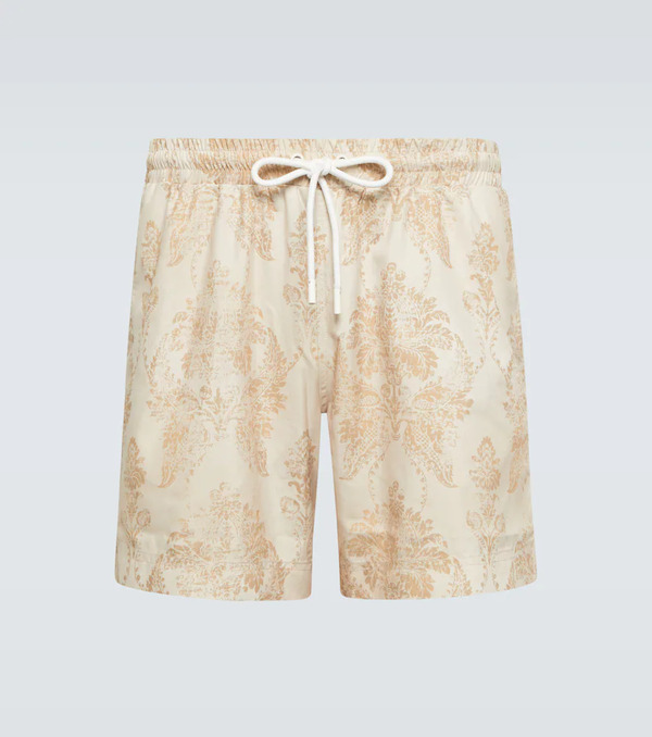  Commas Commas Printed Swim Shorts 