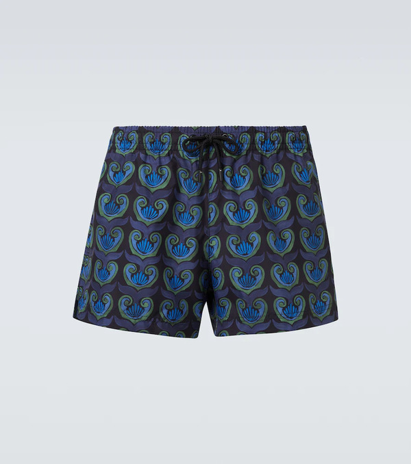  Commas Commas Printed Swim Trunks 