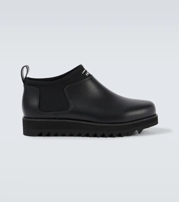 Comme Des Garcons Homme Comme Des Garã§ons Homme Logo Leather Boots 