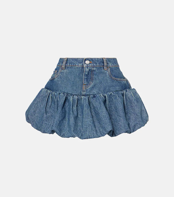  Coperni Coperni Balloon Denim Miniskirt 
