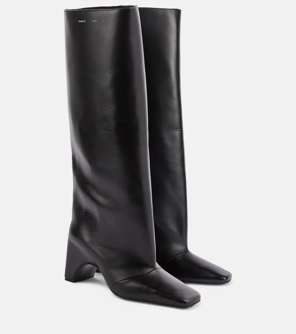  Coperni Coperni Bridge Leather Knee-high Boots 