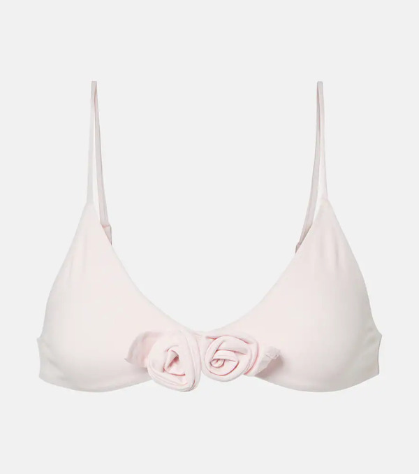  Coperni Coperni Floral-appliquã© Bikini Top 