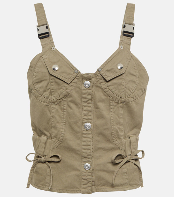  Coperni Coperni Utility Bustier Cotton Top 