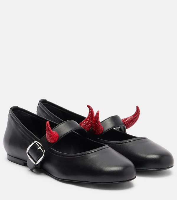 Coperni Coperni X Disneyâ® Leather Mary Jane Flats 