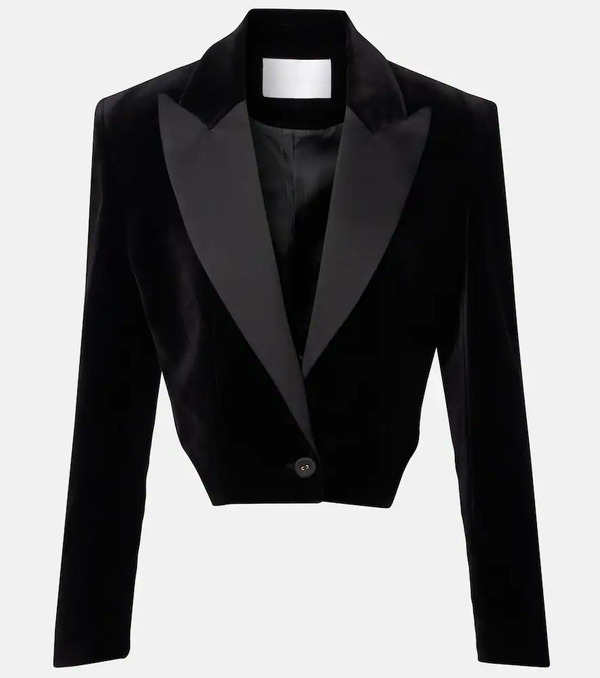  Costarellos Costarellos Cotton Velvet Blazer 