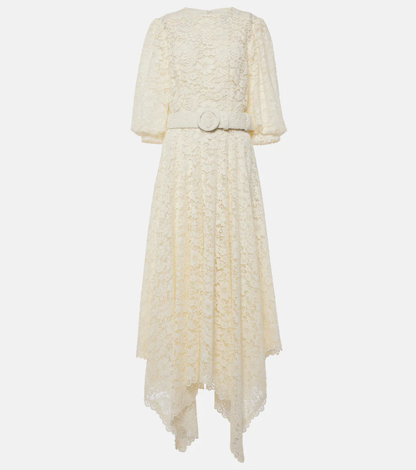  Costarellos Costarellos Lace Midi Dress 