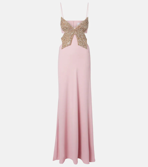  Costarellos Costarellos Velise Crystal-embellished Gown 
