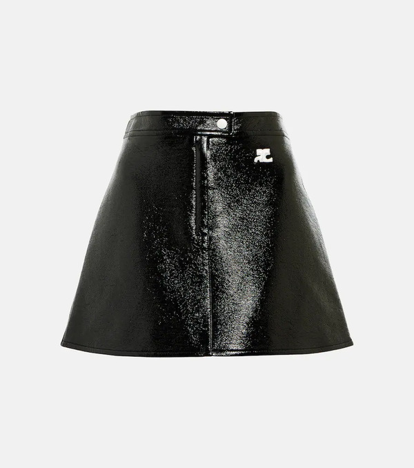  Courreges Courrã¨ges Logo Miniskirt 