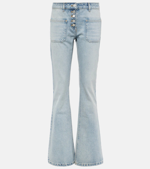  Courreges Courrã¨ges Low-rise Bootcut Jeans 