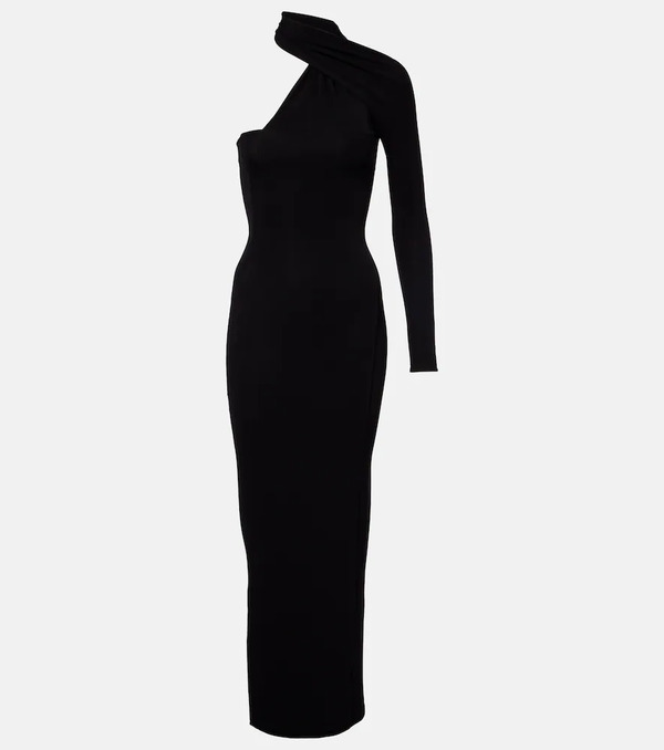  Courreges Courrã¨ges One-shoulder Crãªpe Maxi Dress 