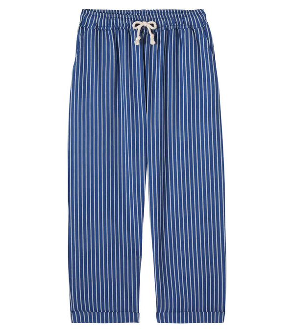  Cozmo Cozmo Aero Striped Cotton Pants 