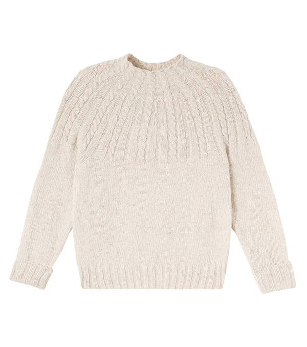  Cozmo Cozmo Cable-knit Wool-blend Sweater 