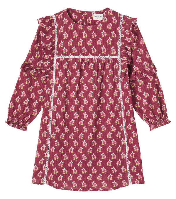  Cozmo Cozmo Genova Floral Cotton Dress 