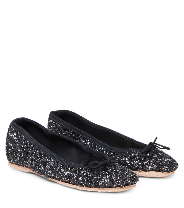  Cozmo Cozmo Glitter Ballet Flats 