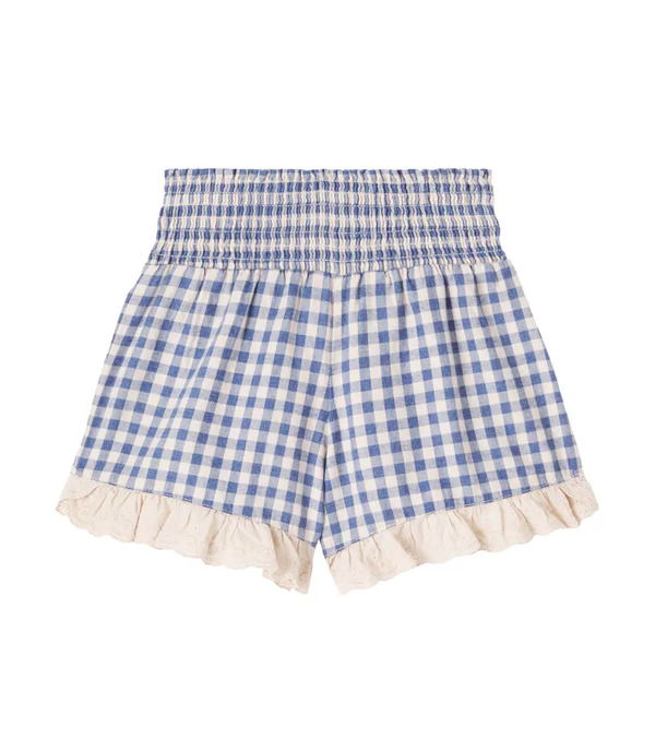  Cozmo Cozmo Mesina Checked Cotton-blend Flannel Shorts 