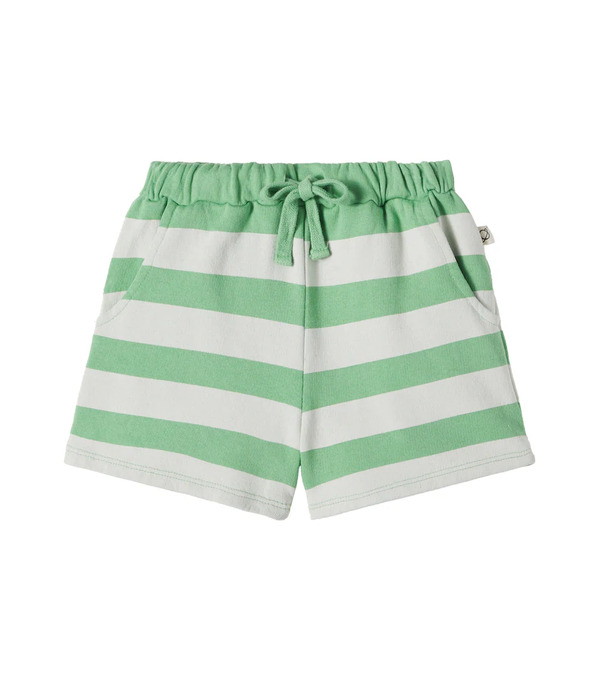  Cozmo Cozmo Orion Striped Cotton Fleece Shorts 