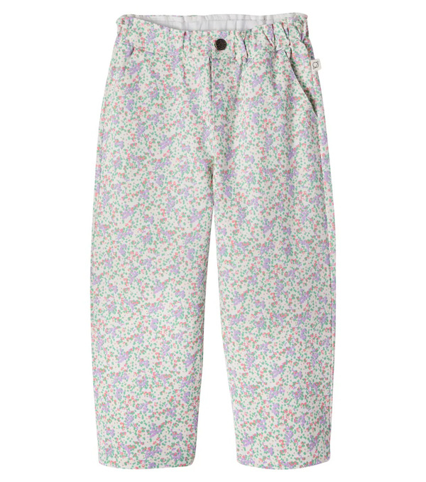  Cozmo Cozmo Paola Floral Twill Pants 