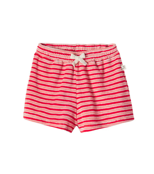  Cozmo Cozmo Root Striped Cotton-blend Terry Shorts 