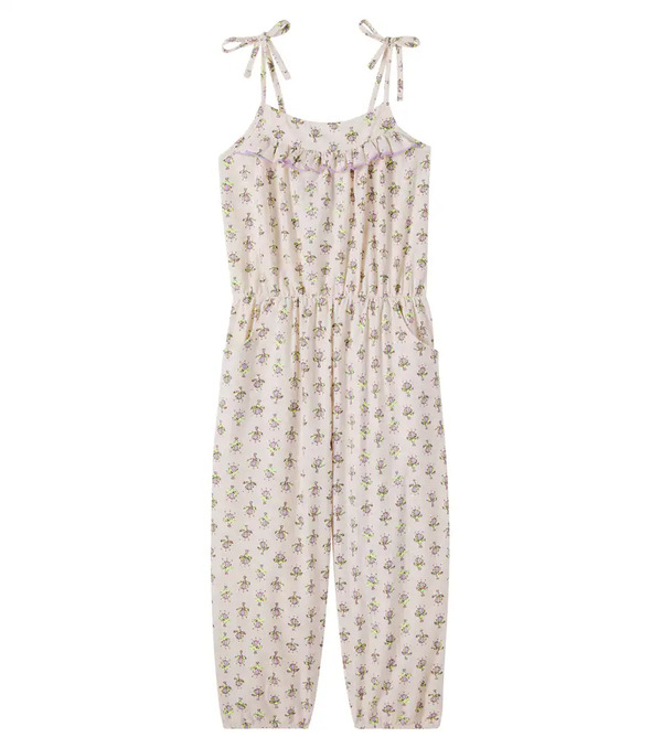 Cozmo Cozmo Sunny Floral Cotton Overalls 