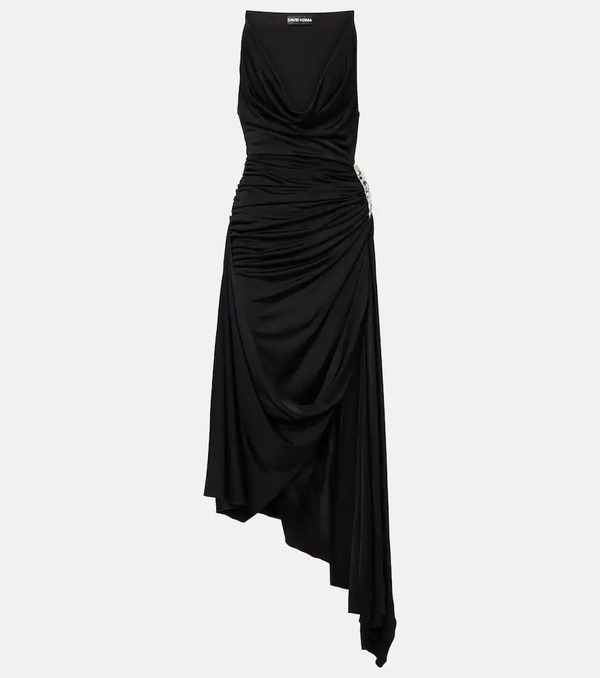  David Koma David Koma Asymmetric Crystal-embellished Gown 