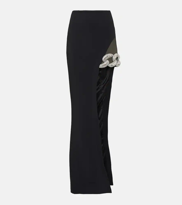  David Koma David Koma Asymmetric Embellished Maxi Skirt 