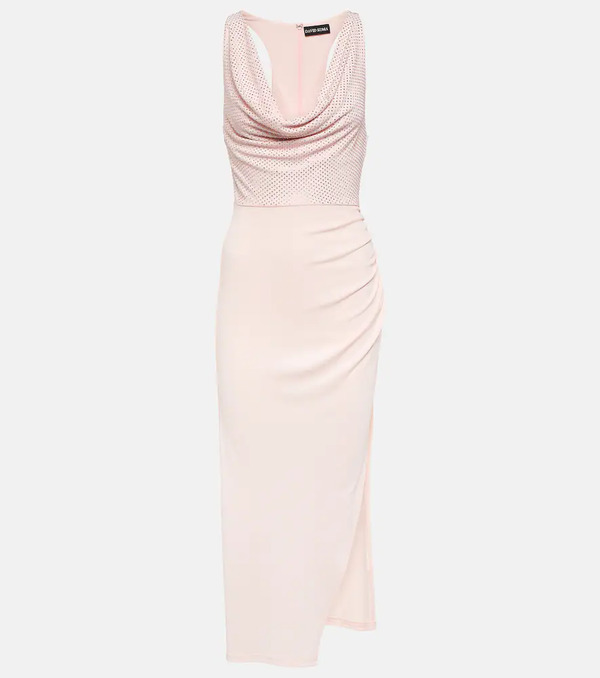  David Koma David Koma Crystal-embellished Midi Dress 
