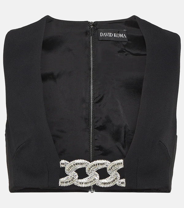  David Koma David Koma Embellished Bra Top 